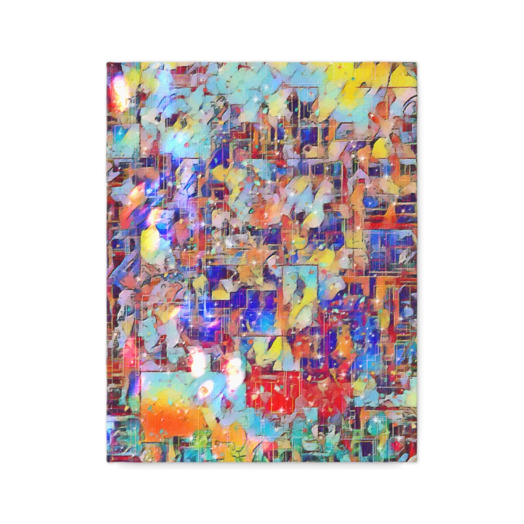 a-1812 リフレクションと幻想の壁 phantom wall キャンバスアート - F6