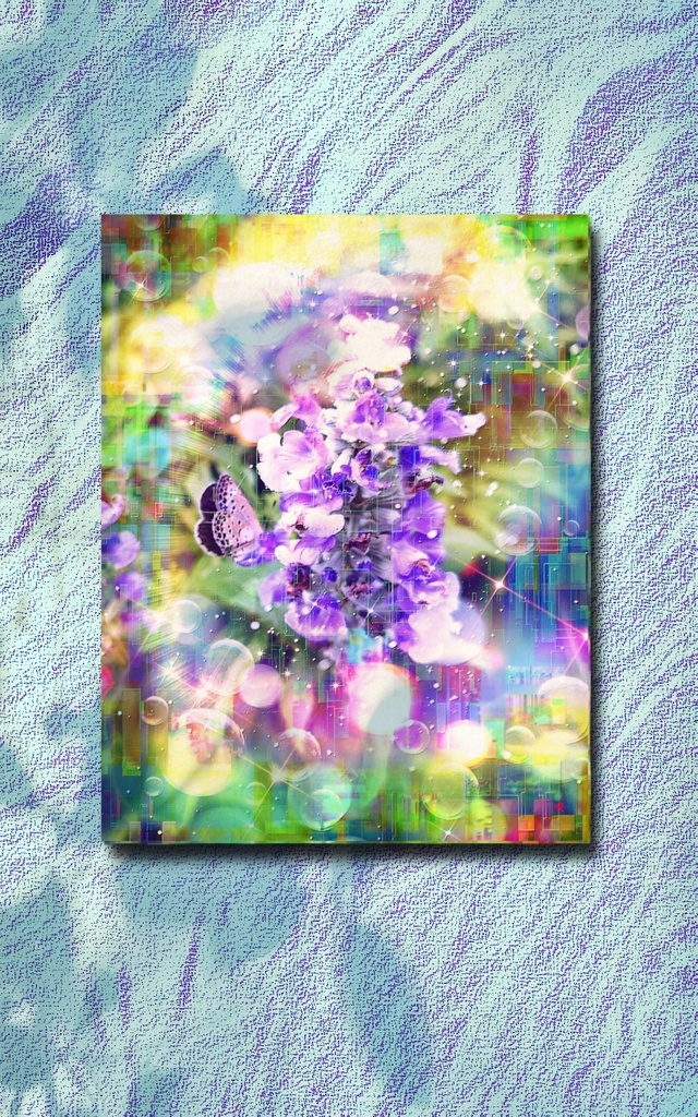 a-2088 青き希望の絆 Azure Bonds of Hope キャンバスアート - F6