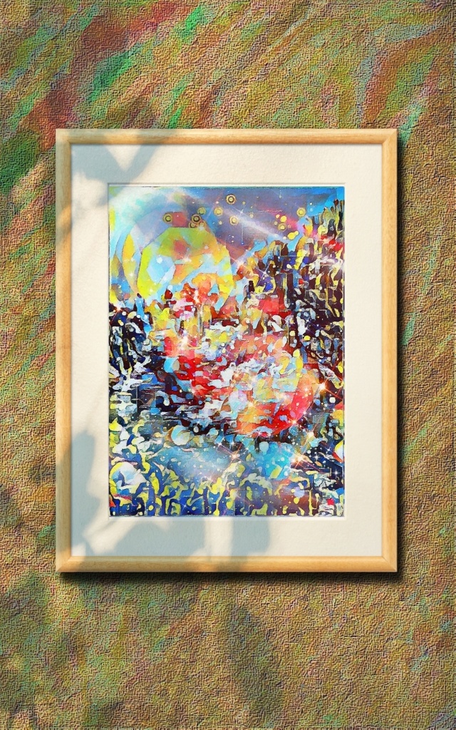 a-1816 雪の雲間に射す光 winter with light 複製画(プリモアート)