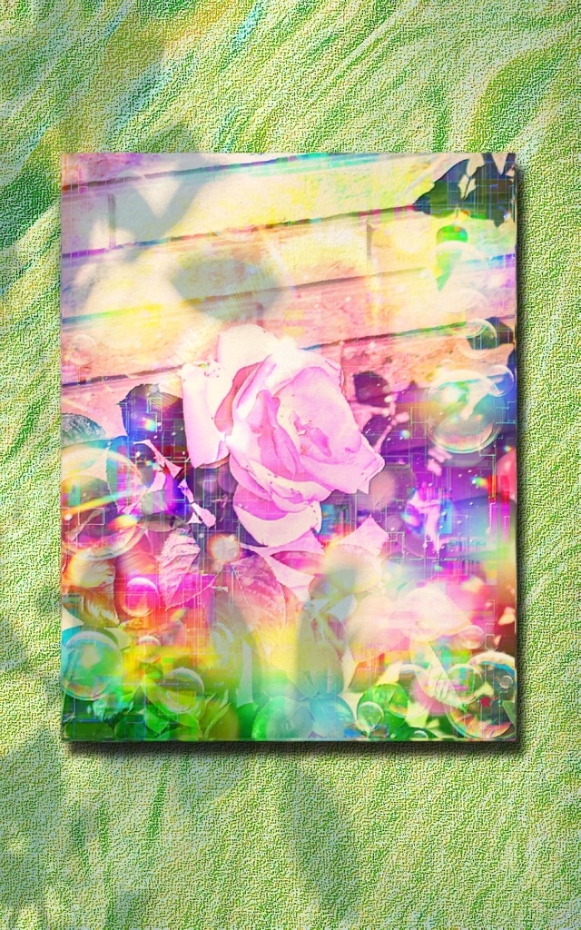 a-2066 秋色の夢 In the midst of autumn's dreams キャンバスアート - F6