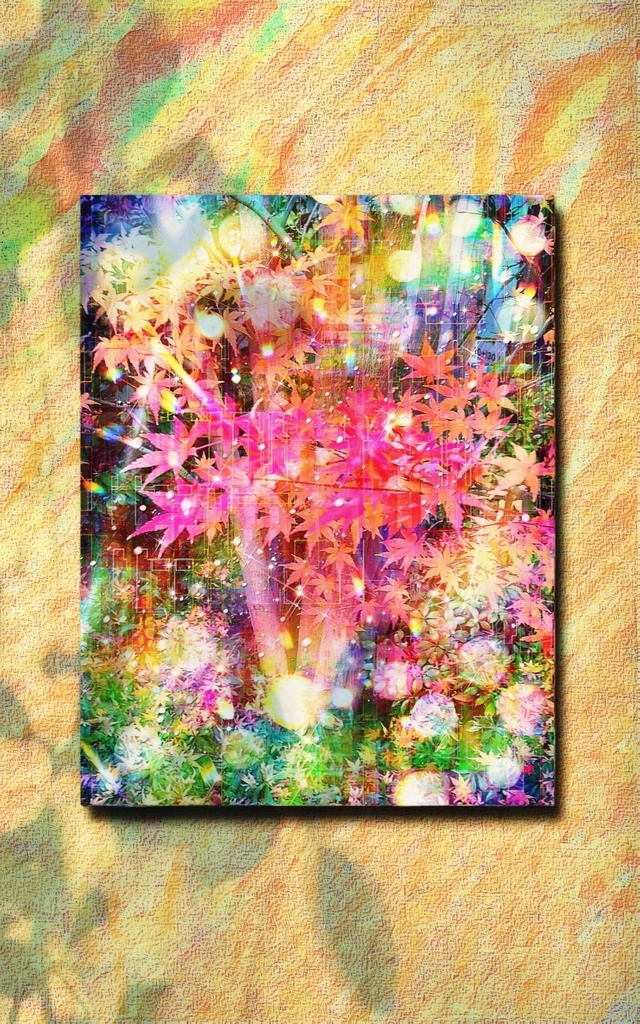 a-2063 秋色 Autumn colors キャンバスアート - F6