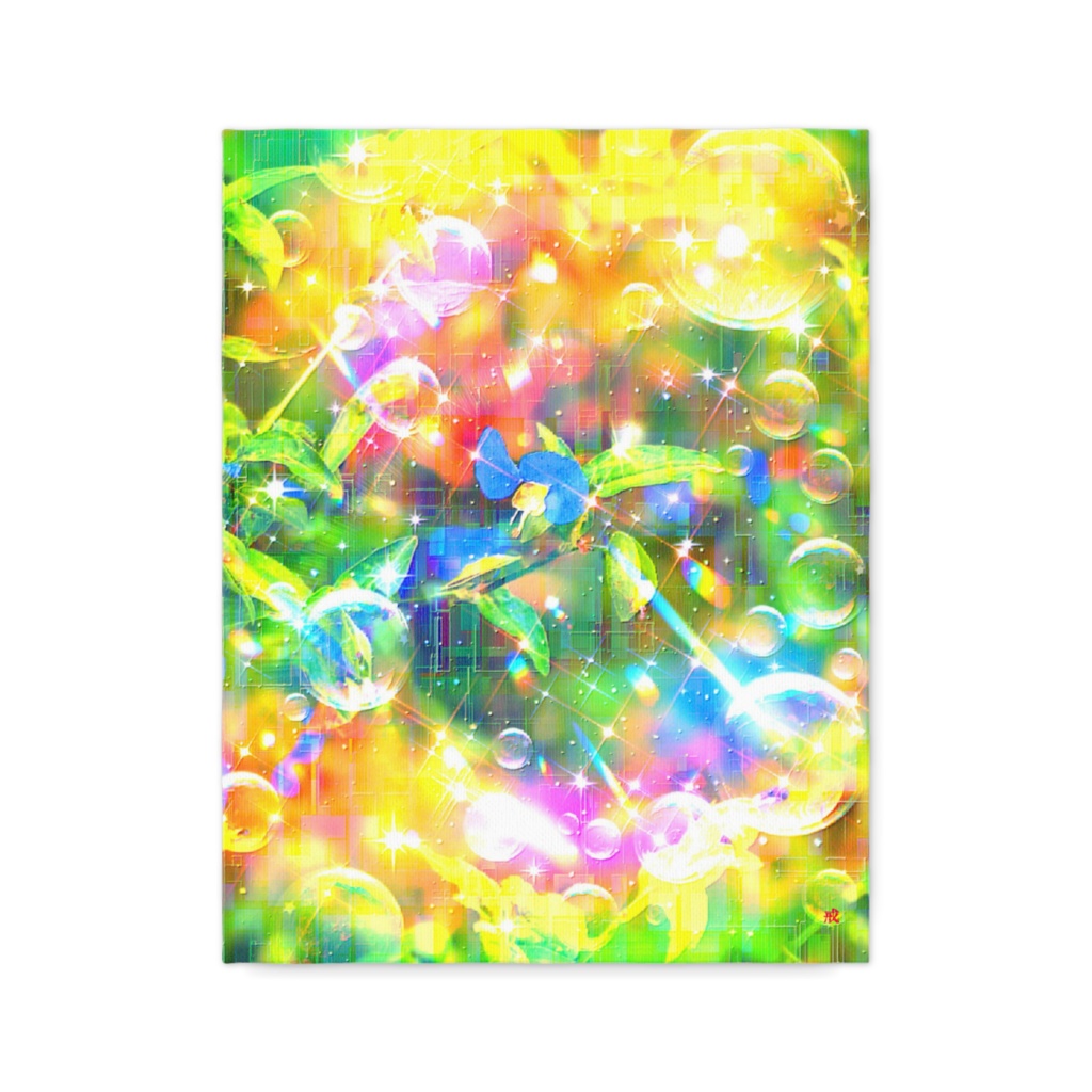 a-2055 虹の泡 Bubbles of rainbow キャンバスアート - F6