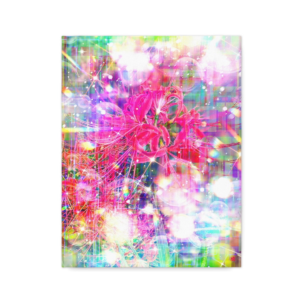 a-2042 再会 想う季節 Nostalgia rain キャンバスアート - F6