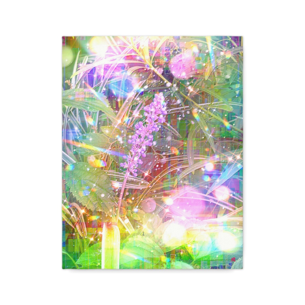 a-2034 通りすがりの秋 Autumn breeze キャンバスアート - F6
