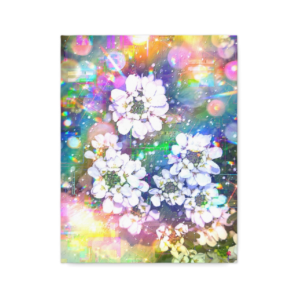 a-2017 見送る花の光り Blossoms of Hope キャンバスアート - F6