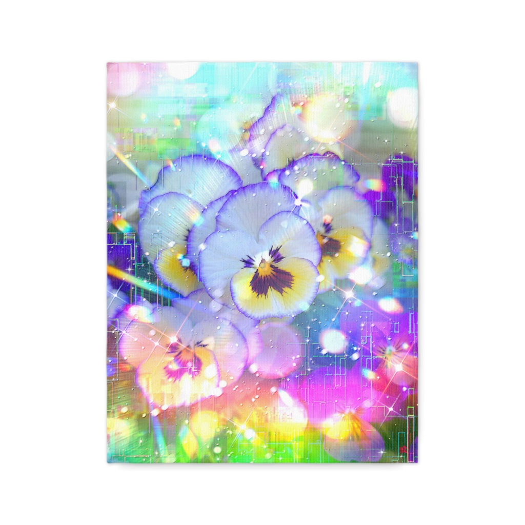 a-2011 生命咲く Brightnessofsoul キャンバスアート- F6