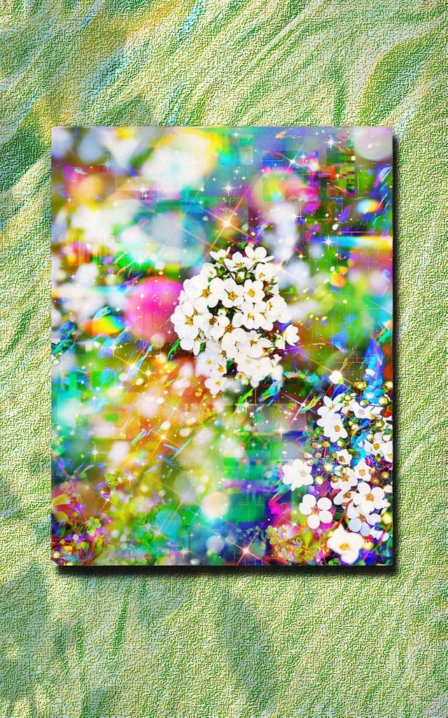 a-1853 白い午後 white noon キャンバスアート - F6