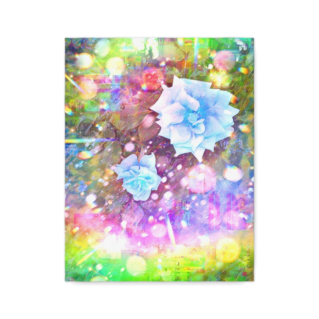 a-1988 碧く浮ぶ斎 In the azure shrine キャンバスアート - F6