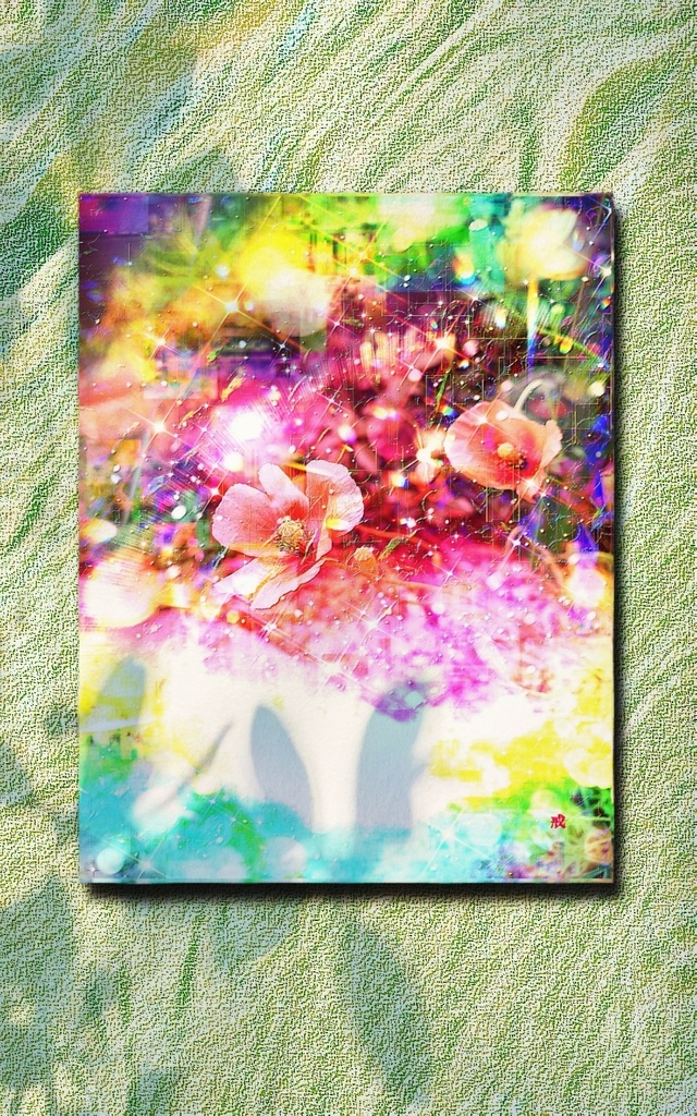 a-1876 感謝の陽 Reflected Gratitude キャンバスアート - F6