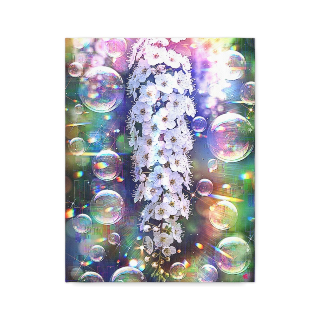 a-2361 静寂の調べと春の息吹 Serenade of Serenity キャンバスアート - F6