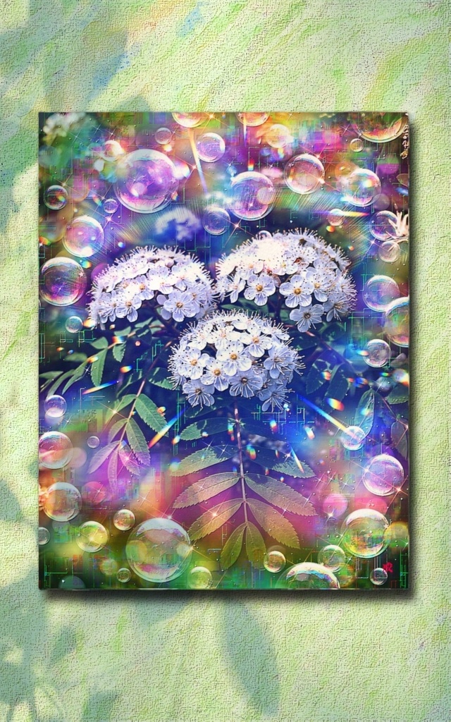 a-2365 希望の花園 Eternal Blessings キャンバスアート - F6