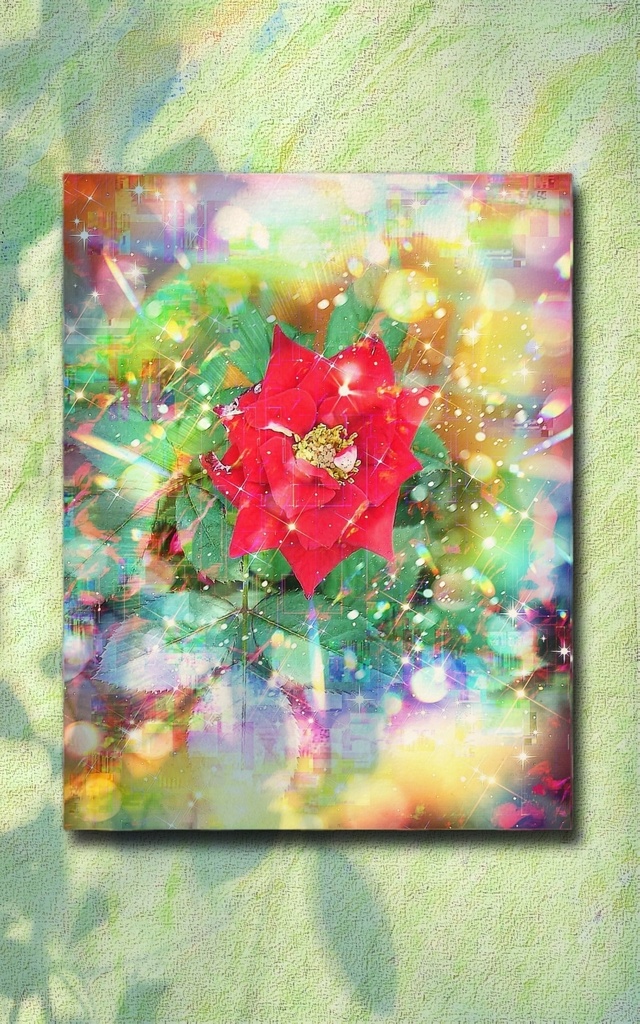 a-1927 情熱と愛の花言葉 The Language of Passion and Love キャンバスアート - F6