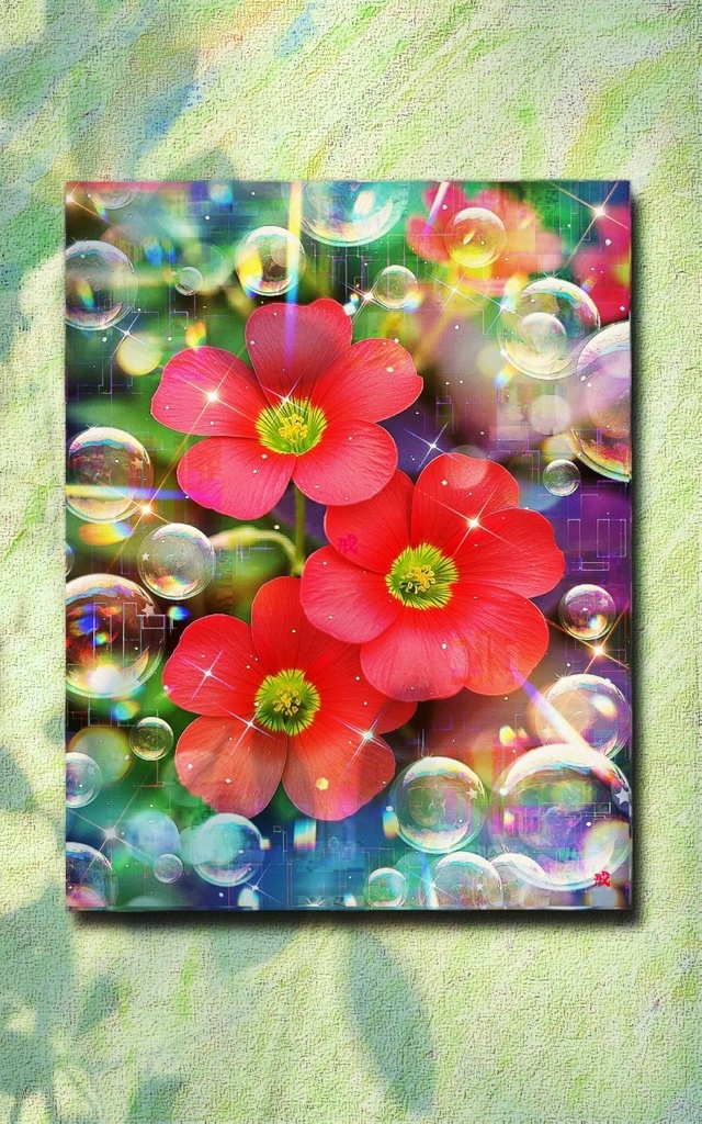 a-2382 慈愛の光輪 Gentle Vows キャンバスアート - F6