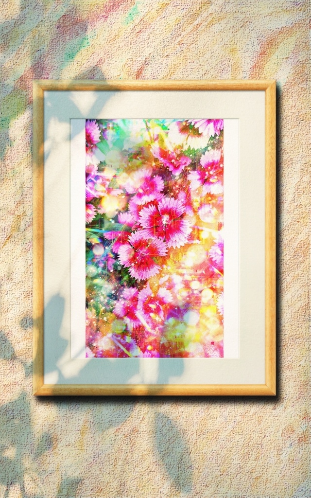 a-1914 花と少女 Flower and the Girl 複製画(プリモアート)