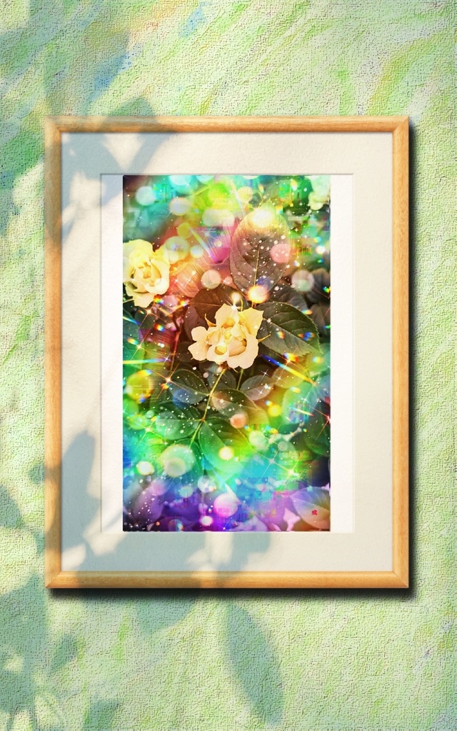 a-1911 黄色いバラの微笑み The Smile of the Yellow Rose 複製画(プリモアート)