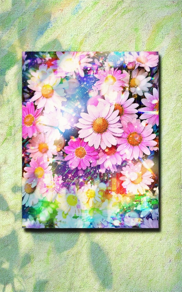 a-1898 御伽の朝 Fairy morning キャンバスアート - F6