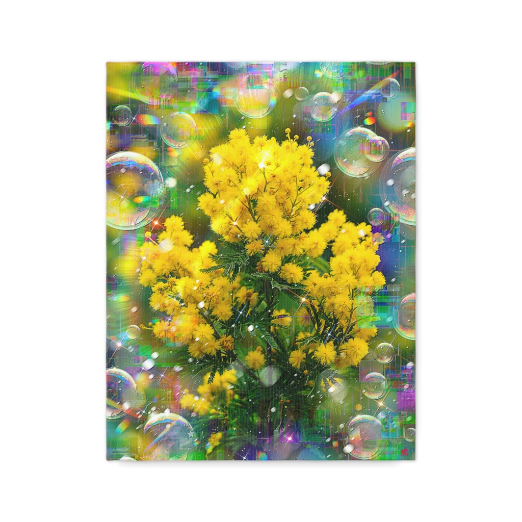 a-2401 春虹の泡影 Echoes of Grace Garden キャンバスアート - F6