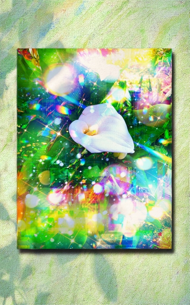 a-1879 春の詩 Spring Poem キャンバスアート - F6