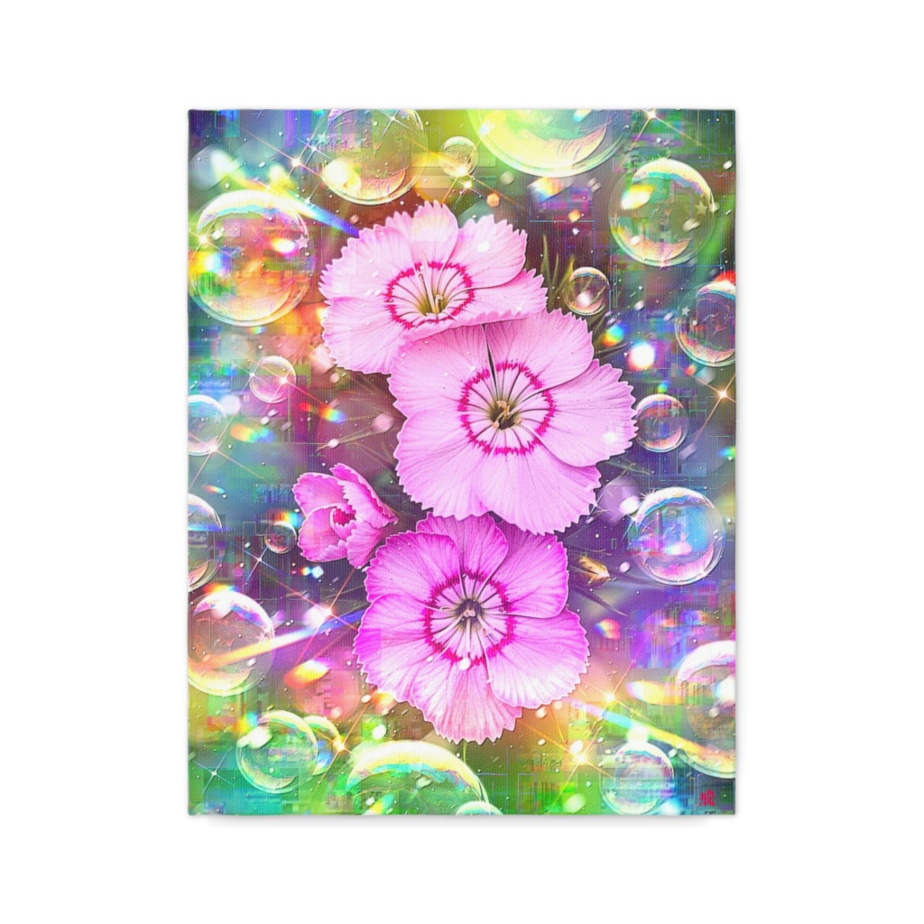 a-2426 弥生の庭に舞う希望 Blossom's Grace キャンバス - F6