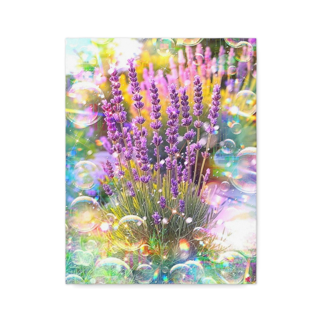 a-2445 風薫る慈光満つ庭 Innocence Unfolding キャンバスアート - F6