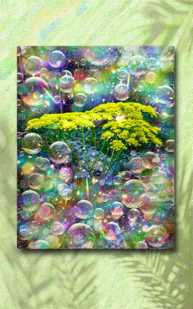 a-2466 霽れゆく朝に咲く微笑 Tender Summer Blessing キャンバスアート - F6