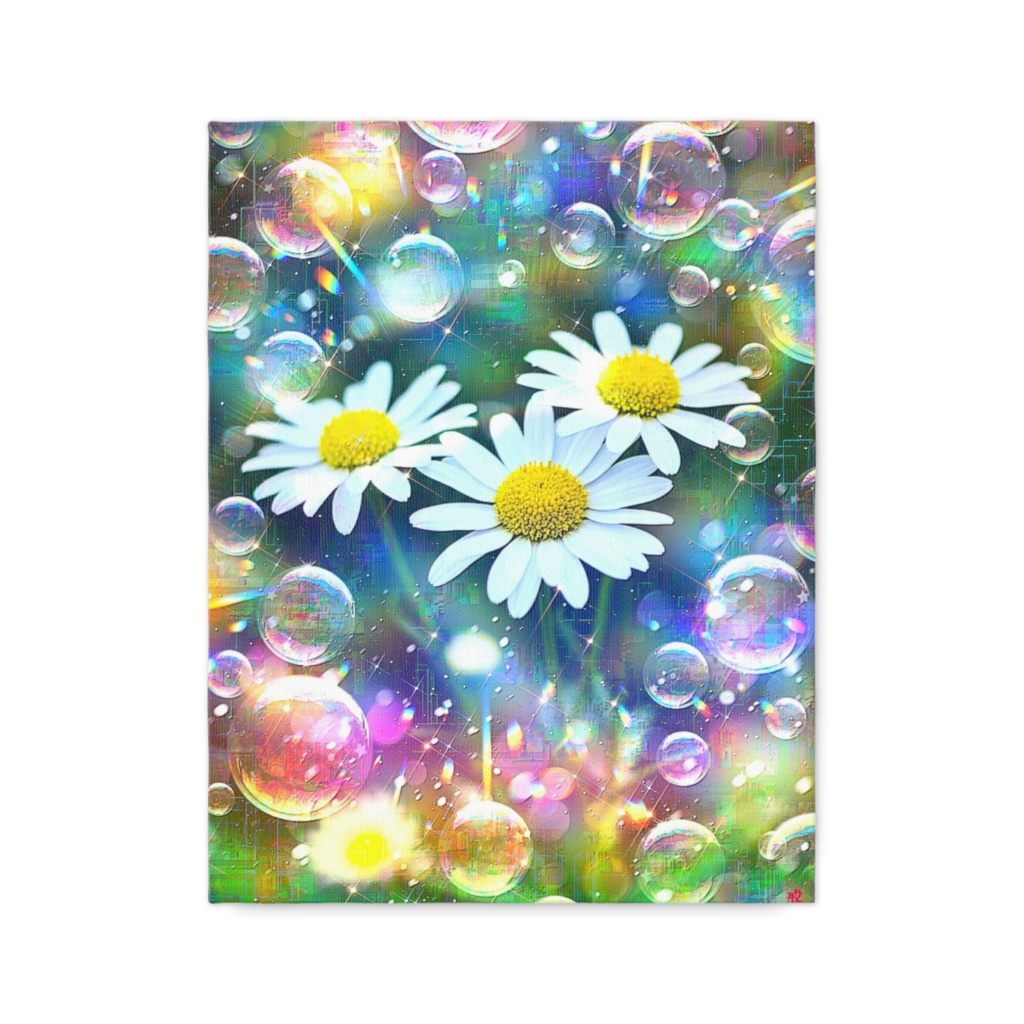 a-2475 夏の朝凪に咲く笑顔 Silent Benediction キャンバスアート - F6