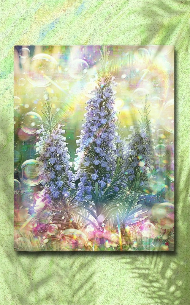 a-2484 虹粒の追憶 Light of Eternal Memory キャンバスアート - F6