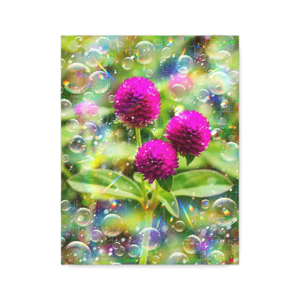 a-2494 照葉の庭に一陽の微笑 Sacred Future Glow キャンバスアート - F6