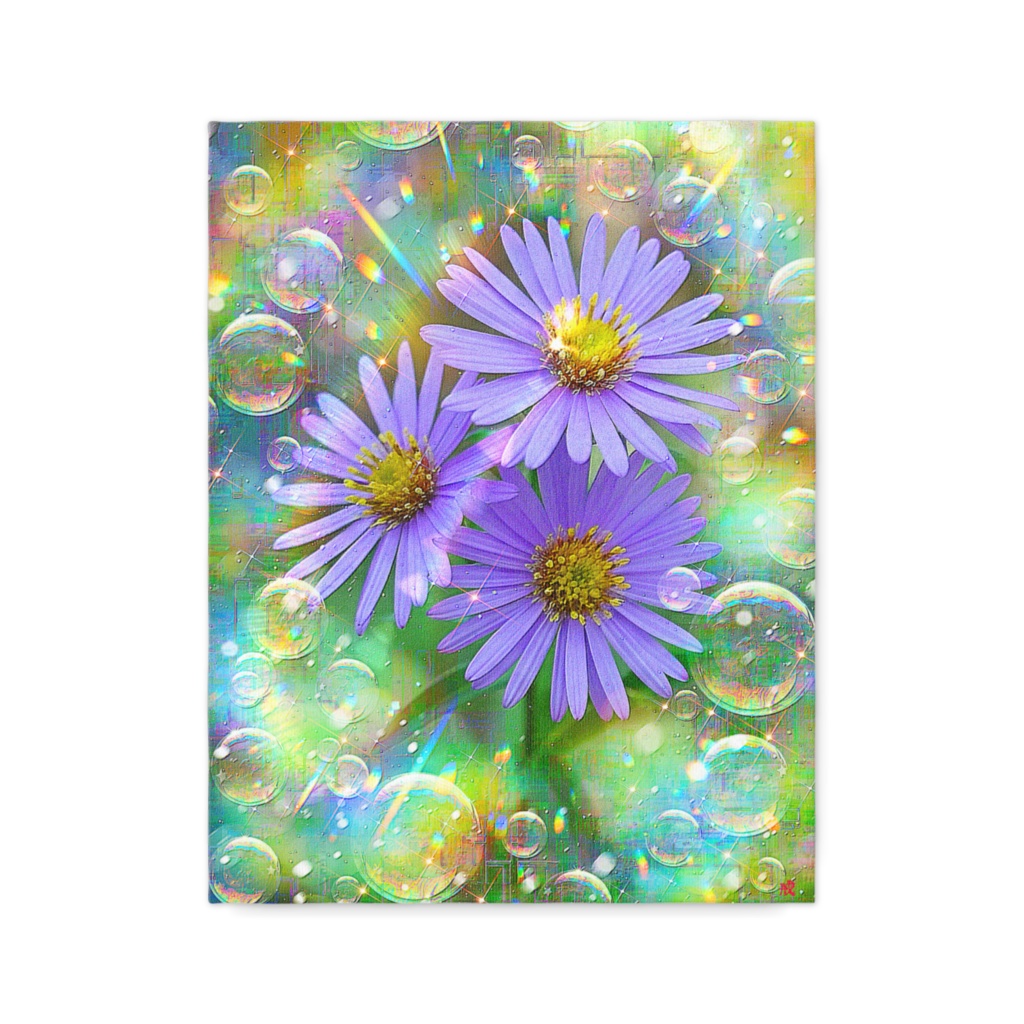 a-2496 希望の庭に咲く祈りの花 Enduring Grace キャンバスアート - F6