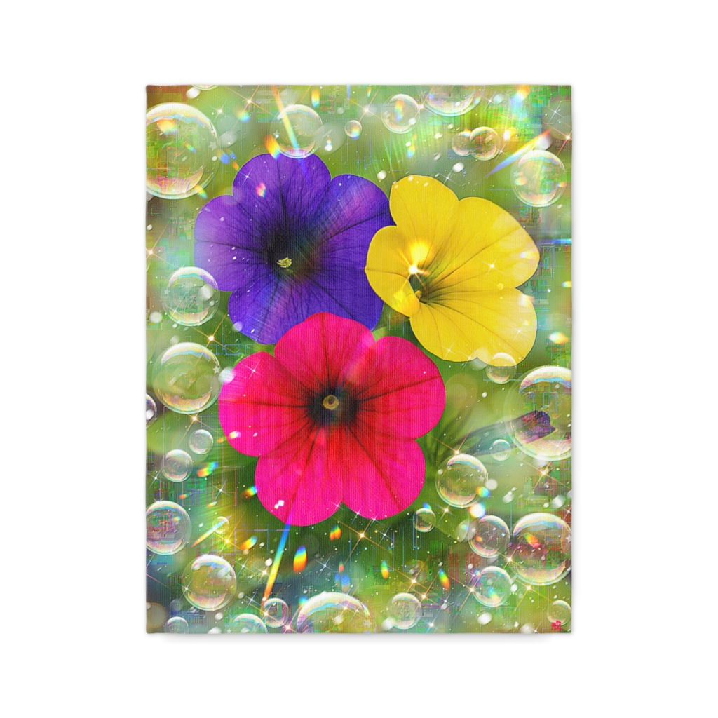 a-2504 秋光射す家族の庭に咲く祈り Hope's Reflection