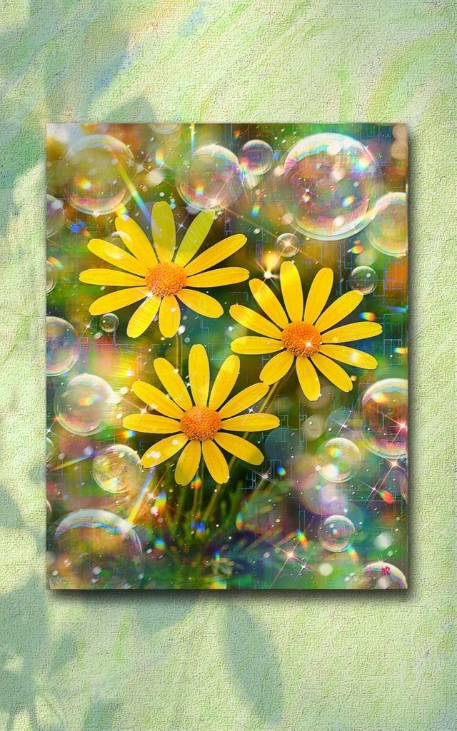 a-2506 天倫満ちる秋陽の庭 Golden Grace