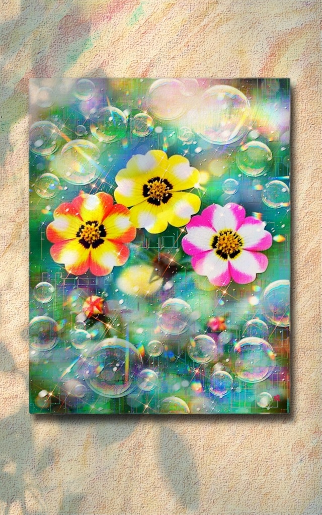 a-2524 虹光泡舞の冬日和 Hope Unfolding