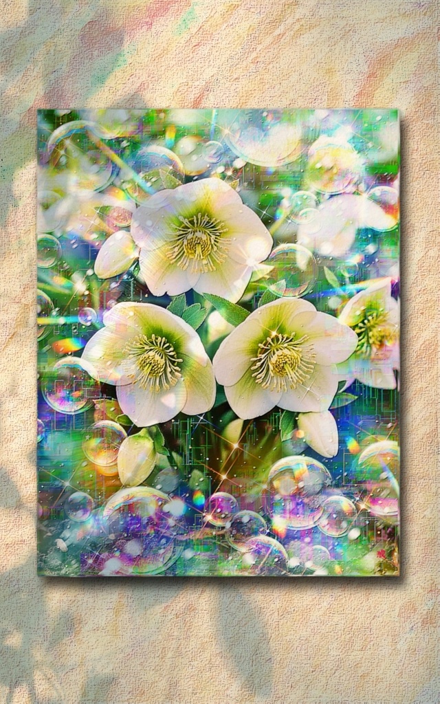 a-2533 霜晴れの微笑の庭 Comfort in Light