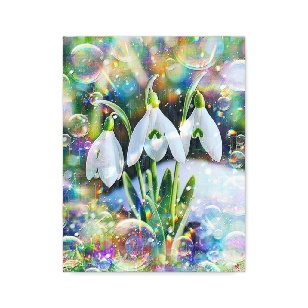 a-2536 虹色に咲く冬麗の微笑み Family Blessing