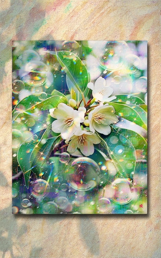 a-2539 慈眼に映る瑞祥の華 Eternal Blessing 