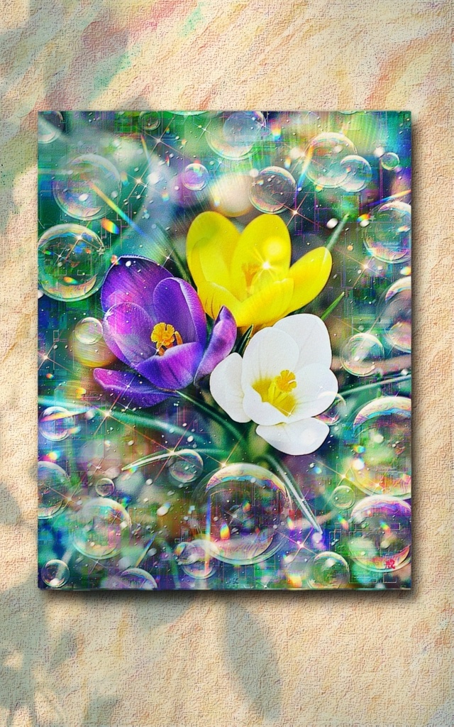 a-2546 天真のひかり舞う庭 Angelic Cherished Bloom