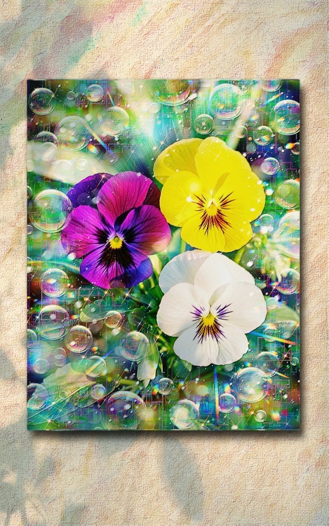 a-2552 庭にあふれる朝陽の抱擁 Sacred Affection