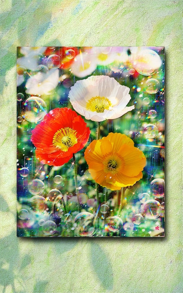 a-2567 庭に舞う春光の軌跡 Echoes of Light