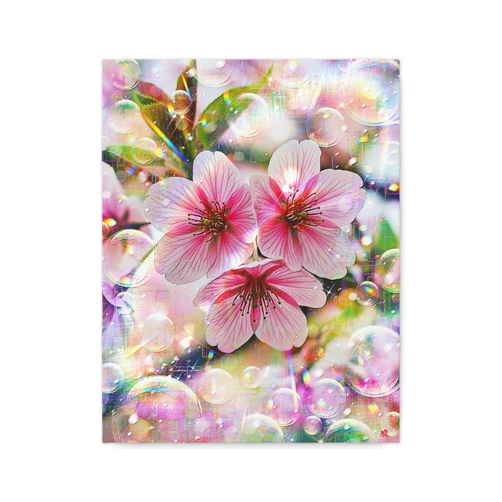 a-2579 虹彩に舞う朝の祈り Pure Light Blessing