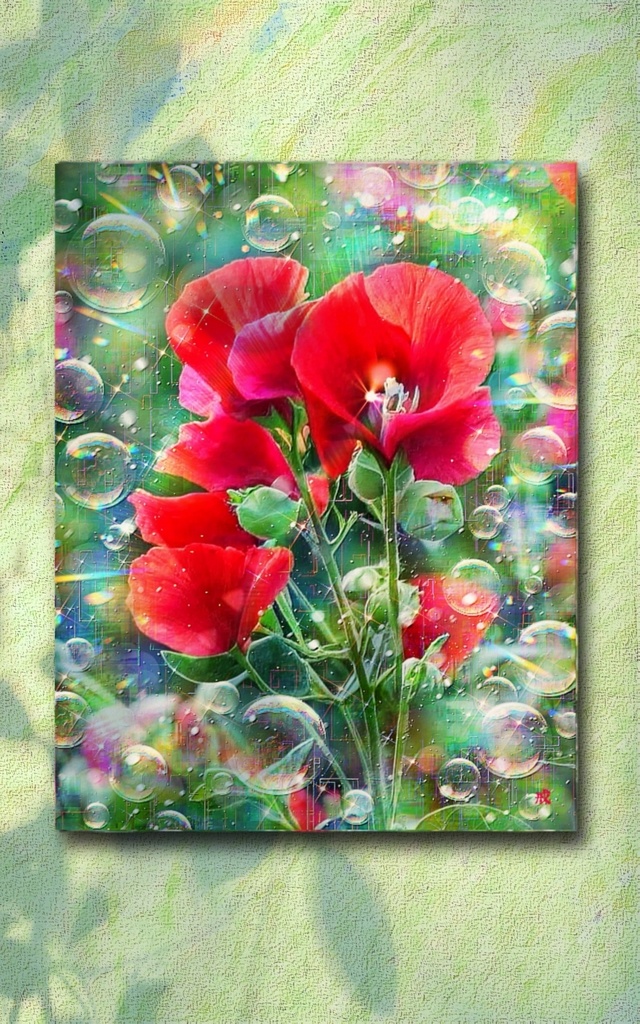 a-2580 春満ちる霞光の門 Sacred Bloom Dawn