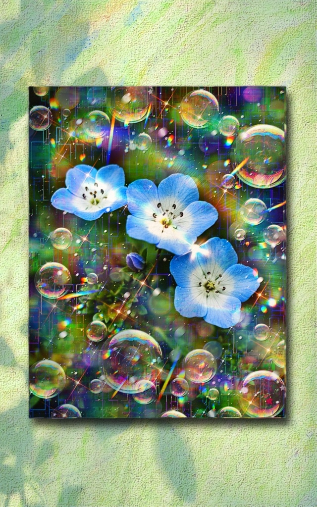 a-2584 風光る無垢の庭の祈り Radiant Vernal Smile