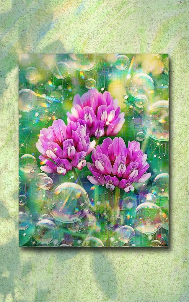 a-2585 春光の庭に慈しむ心 Light of Innocence