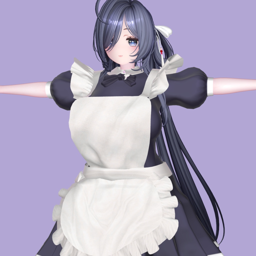ゆめか Yumeka対応クラシカルメイド服【VRChat 3D衣装】