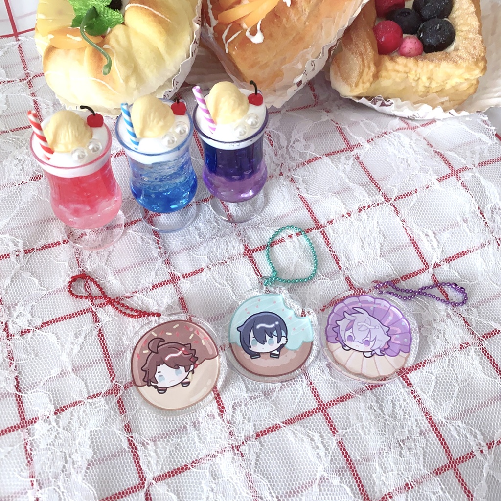 メッシャーズ 自立ミニアクリルキーホルダー