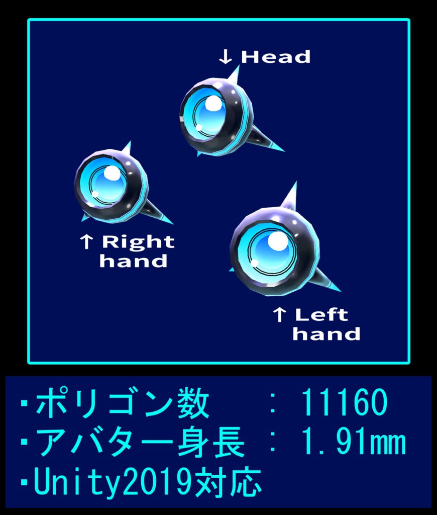 【3Dモデル】メラノイド・ウォッチャー(Melanoid_Watcher)