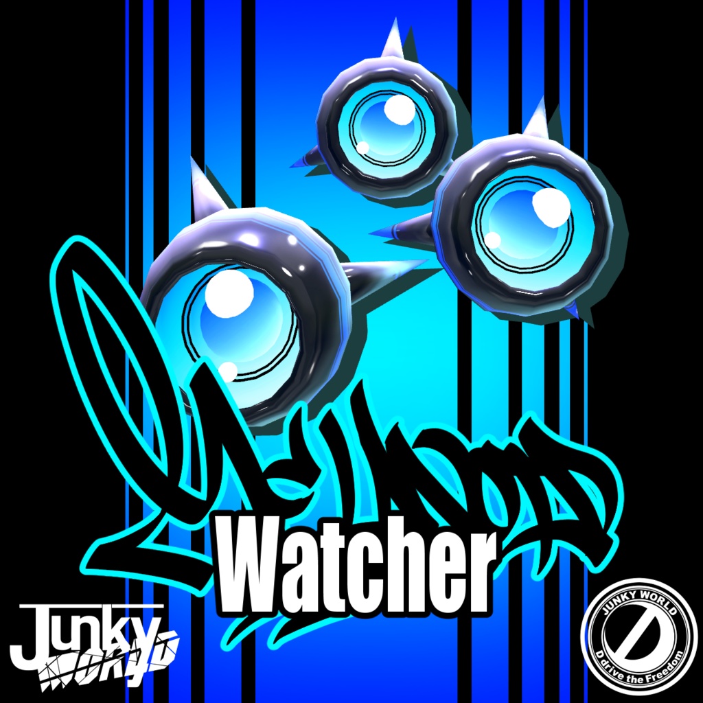 【3Dモデル】メラノイド・ウォッチャー(Melanoid_Watcher)