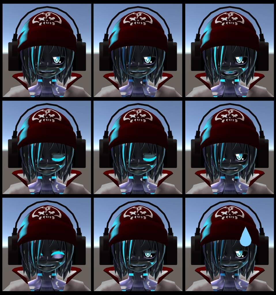 【3Dモデル】メラノイド・レイ(Melanoid_Ray)