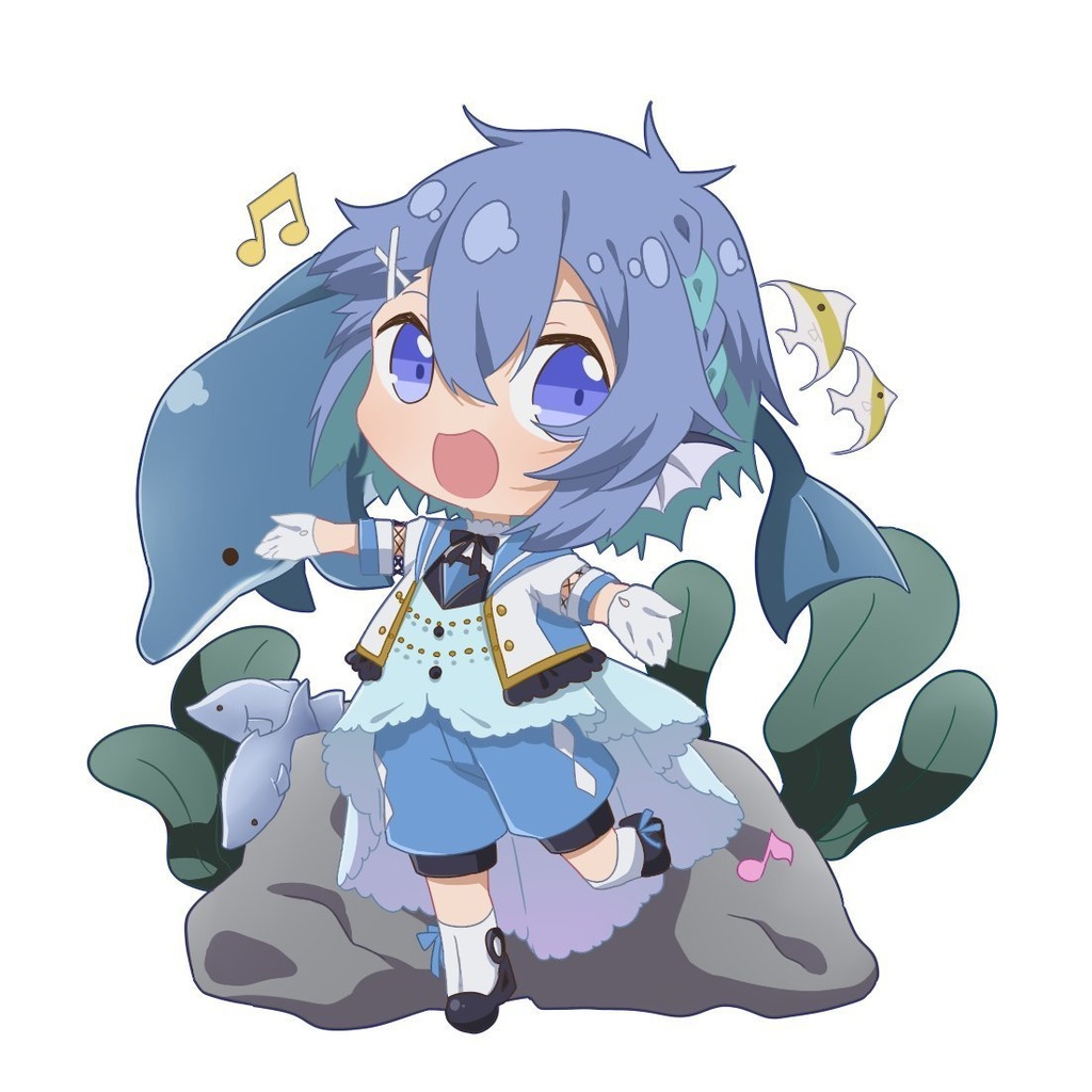 童話アクキー【人魚姫】