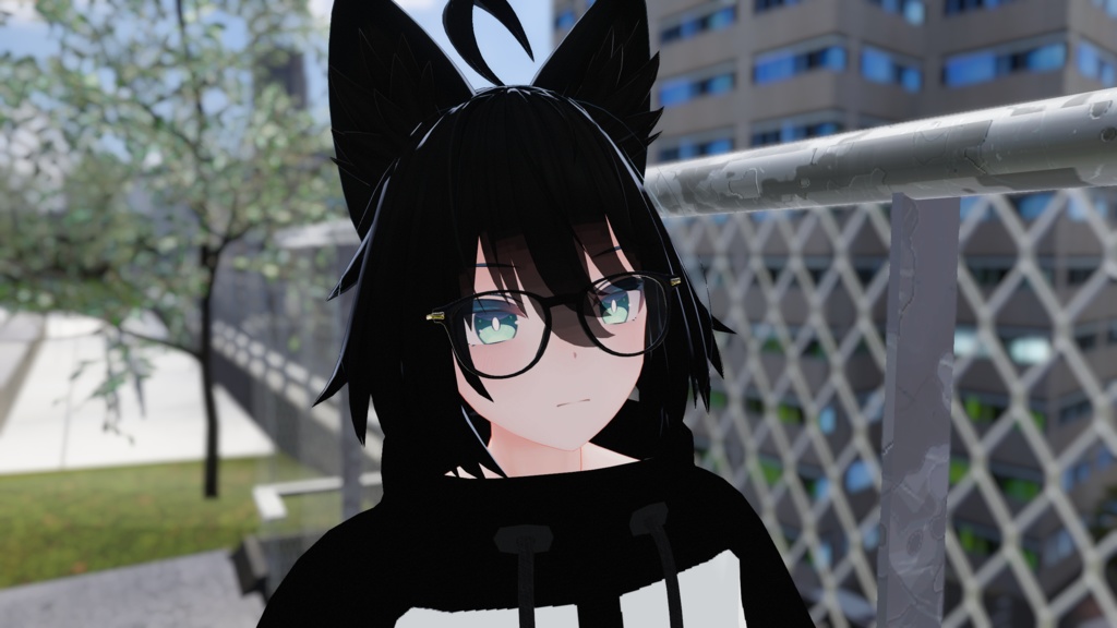 ボストン眼鏡 Black & Gold