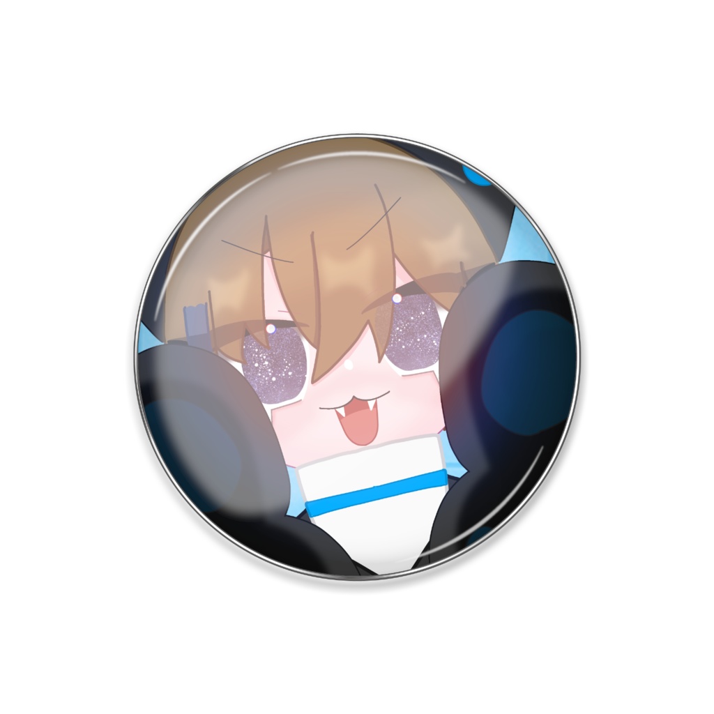 睦月くんのピンバッジ